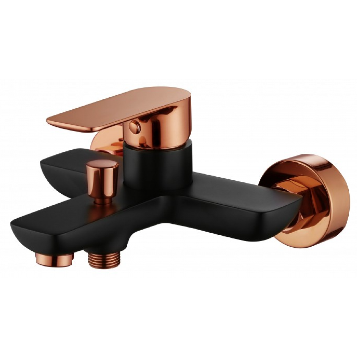 Richford RF3012BRG 浴缸水龍頭 (黑色+玫瑰金色)