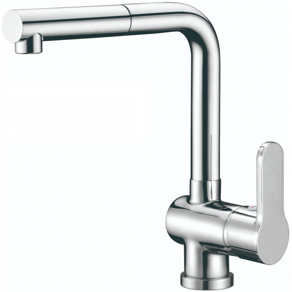 Richford RF19908B 廚盆水龍頭 - 單把手，360度旋轉出水管