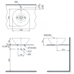 TOTO L523SE 檯上式浴室洗手盆 - 玻璃瓷材質，尺寸430x430x160mm