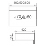 Richford BA481-C 藝術洗手盆 - 檯面式，單孔安裝，釉面光滑