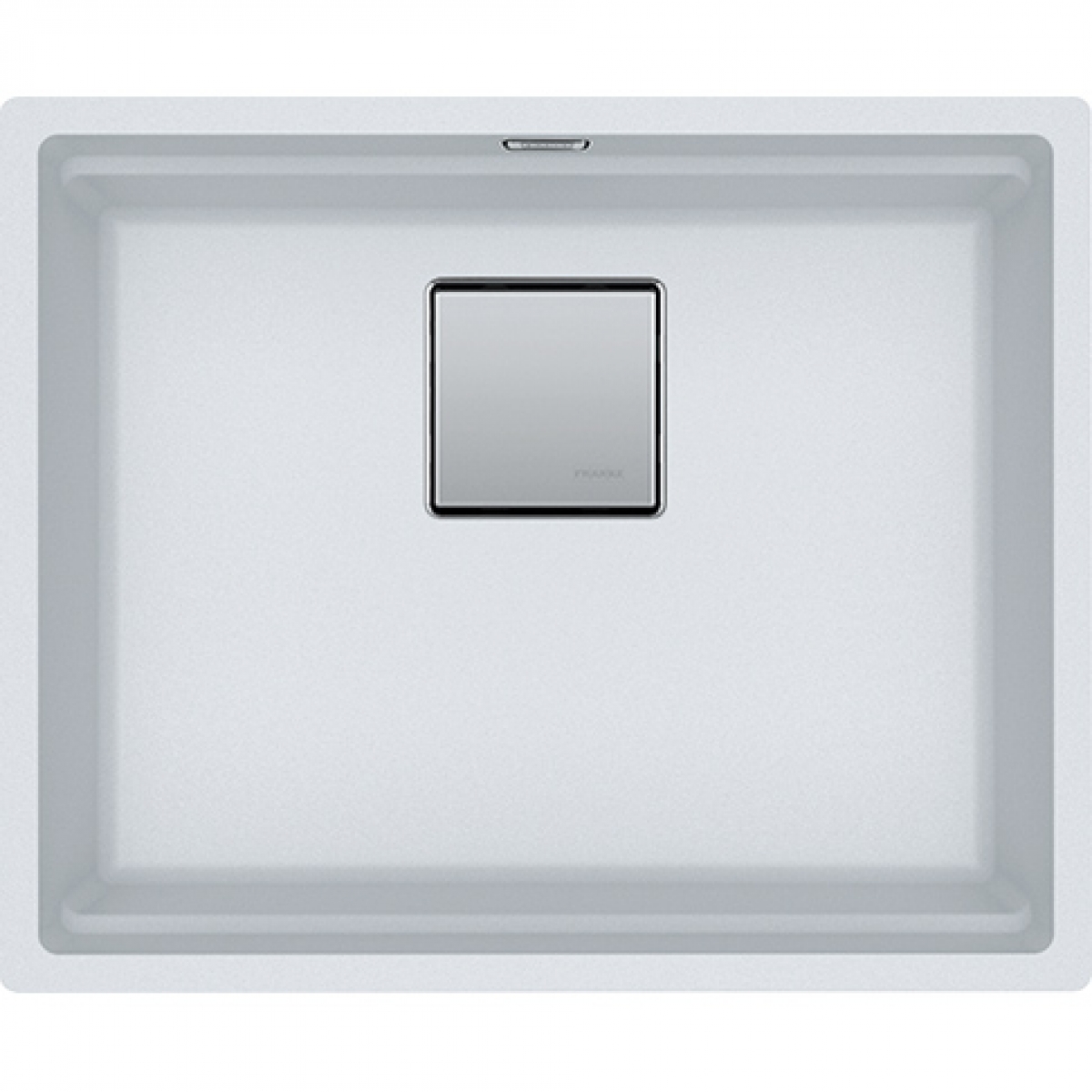 Franke KNG110-52-PW Kubus 2 花崗岩 檯底式單昇盆 (極地白)