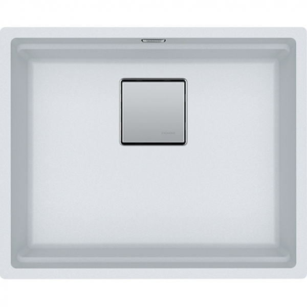 Franke KNG110-52-PW Kubus 2 花崗岩 檯底式單昇盆 (極地白)