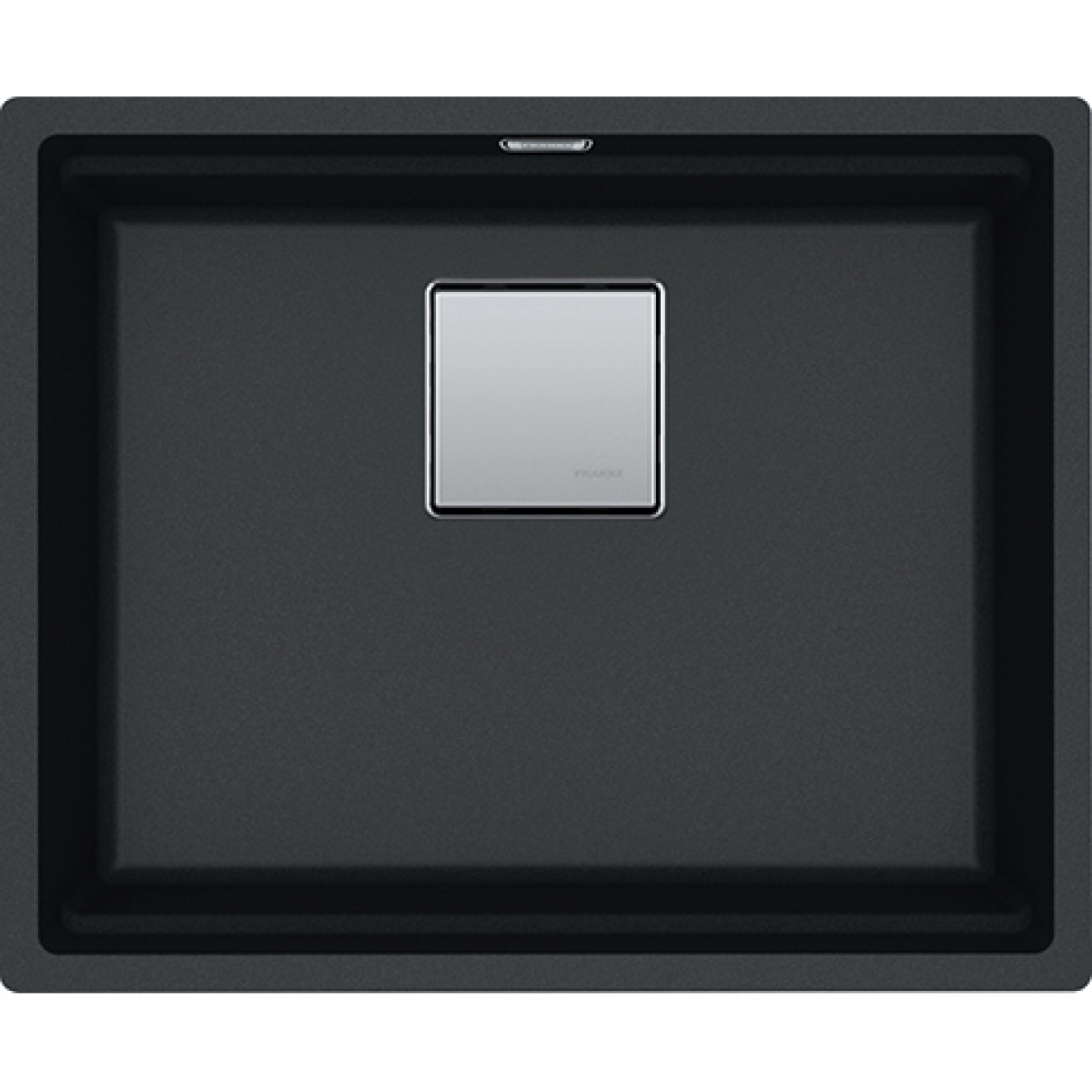 Franke KNG110-52-OX Kubus 2 花崗岩 檯底式單昇盆 (瑪瑙黑)