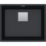 Franke KNG110-52-OX Kubus 2 花崗岩 檯底式單昇盆 (瑪瑙黑色)