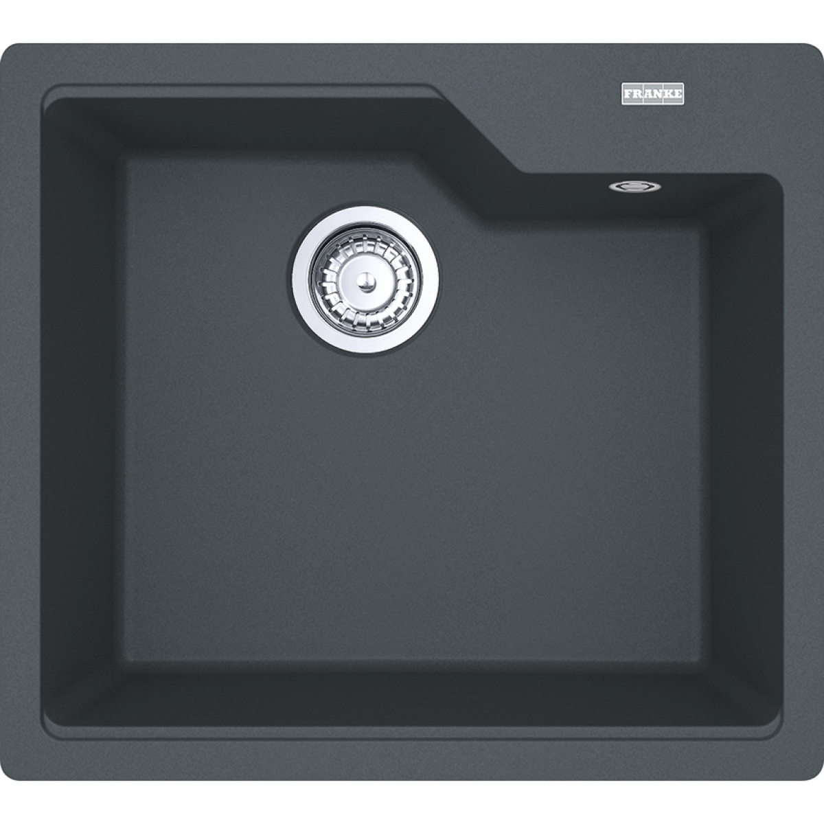 Franke UBG610-56-GE Urban 花崗岩 檯面單昇盆 (石墨色)