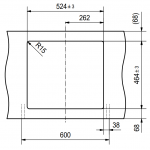Franke UBG610-56-OX Urban 花崗岩 檯面單昇盆 (瑪瑙黑)