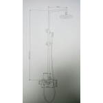 Well Bloom Italy 熱賣700系列 龍頭連雨淋套裝 (玫瑰金色) - 廚盆龍頭，高身面盆龍頭，雨淋花灑