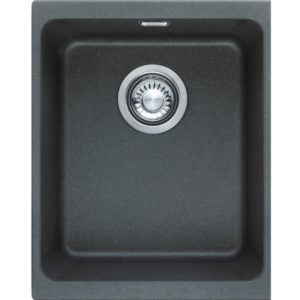 Franke KBG110-34-GE Kubus 花崗岩 檯底單昇盆 (石墨色)