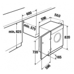 Kuppersbusch WT6800.0i-HK 7/4公斤 1400轉 嵌入式洗衣乾衣機
