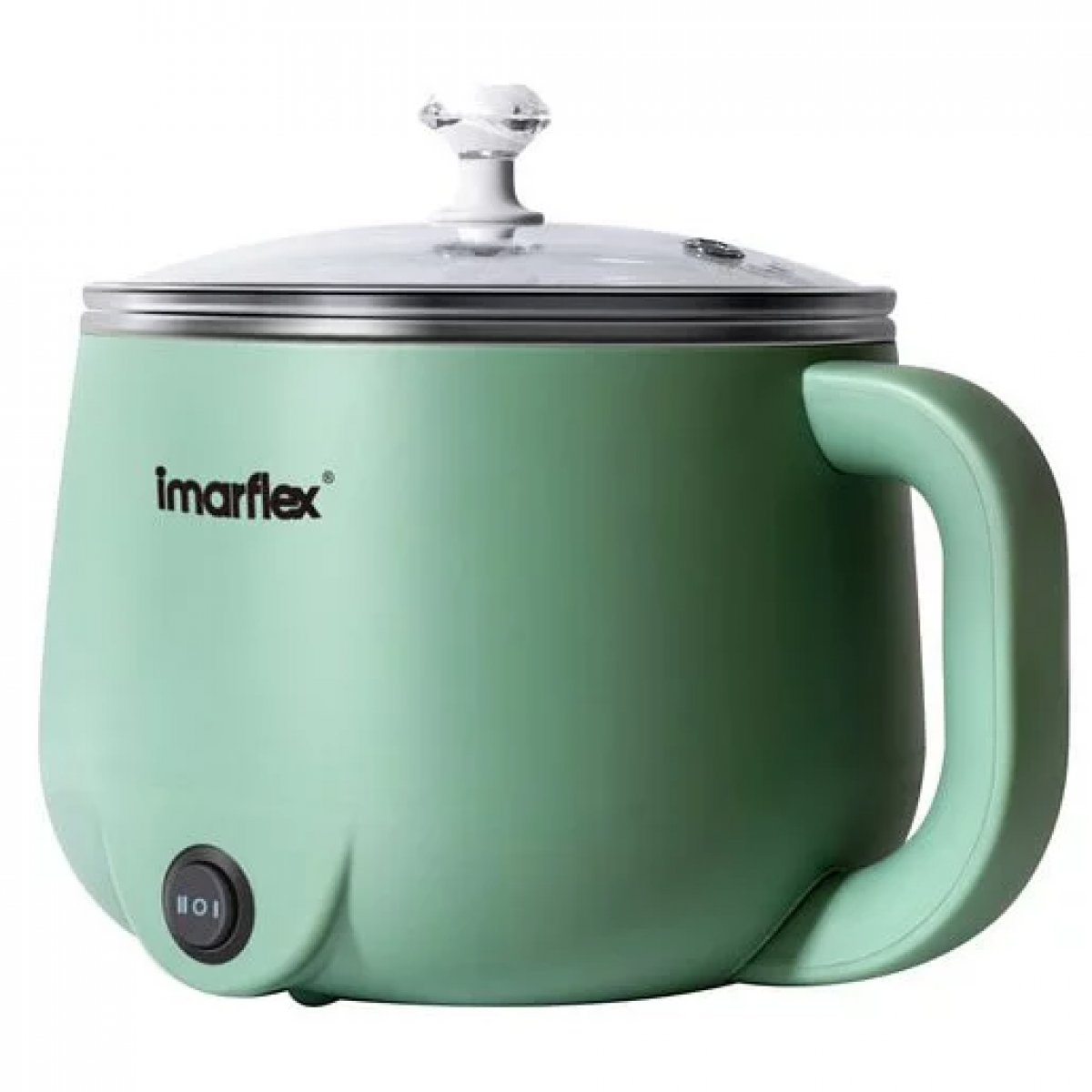 Imarflex 伊瑪 IMC-12K 迷你蒸煮火鍋 - 1.2公升，雙重煲身，304不銹鋼內鍋