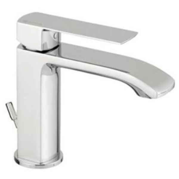 Walrus Son 企身單控面盆水龍頭 - 連拉桿去水，鍍鉻色