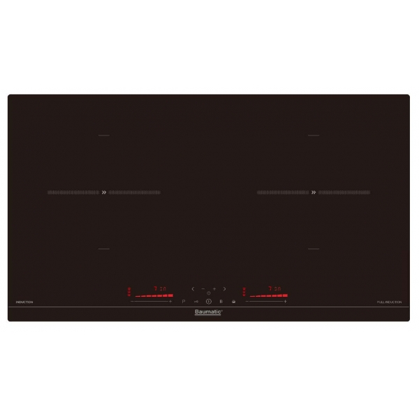 Baumatic BHI714 嵌入式電磁爐 - 71厘米，雙爐頭，一級能效，多重安全