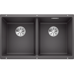 Blanco 523575 Subline 350/350-U 雙盆昇盤 (炭石灰色 Rock Grey)
