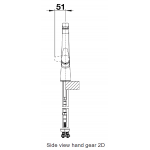 Blanco Avona-S 昇盤水龍頭 (鍍鉻色) | 可伸縮噴頭 | 190°旋轉