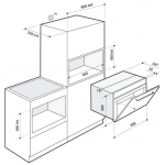 De Dietrich DKR7580X 45厘米 41公升 多功能組合蒸焗爐 - 三合一功能，93款預設食譜