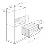De Dietrich DKC7340X 45厘米 40公升 嵌入式微波爐 - 組合微波，風扇烹飪