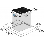 De Dietrich DPI7469XS 38厘米 嵌入式電磁爐 - horiZone Play，20級功率控制，多重安全保護