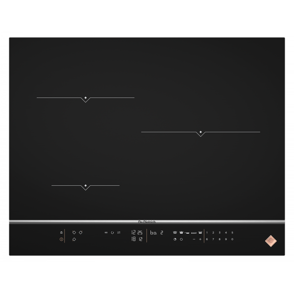 De Dietrich DPI7572X 65厘米 嵌入式三頭電磁爐 - 4000W高功率，20級精準控制