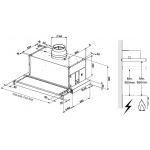 De Dietrich DHT6605X 60厘米 745m³/h 拉趟式抽油煙機 - Boost功能，LED照明，緩衝關閉