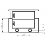 De Dietrich DHT7156X 60厘米 647m³/h 拉趟式抽油煙機 - 可清洗過濾器，高效LED燈