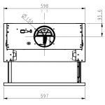 De Dietrich DHT7156X 60厘米 647m³/h 拉趟式抽油煙機 - 可清洗過濾器，高效LED燈