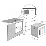 De Dietrich DOR7586X 60厘米 73公升 嵌入式蒸焗爐 - Pyro Express清潔，蒸汽輔助烹飪