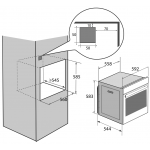 De Dietrich DOR7586X 60厘米 73公升 嵌入式蒸焗爐 - Pyro Express清潔，蒸汽輔助烹飪