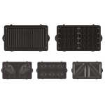 Kenwood SMP84.G0WH 700W 5合1小食烘烤機 (白色)