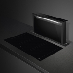 SMEG KDD90VXNE 90cm 下排式抽油煙機 (黑色) - 周邊抽吸、強力排風、隱藏式設計