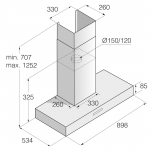 ASKO CW4938GCN 90厘米 煙囪式抽油煙機 (意大利製造)