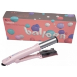 Zuanzhuan 鑽轉10040642 Balloon系列32mm捲髮器 (淺粉紅)：全球電壓，鈦白塗層，單向旋轉