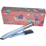 Zuanzhuan 鑽轉10040644 Balloon系列32mm捲髮器 (冰藍)：全球電壓，鈦白塗層，單向旋轉