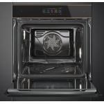 Smeg SFP6606WTPNR 60厘米Dolce Stil Novo嵌入式焗爐：70L容量，VivoScreen顯示屏，Pyrolysis自潔