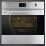 Smeg SFP6303WTPX 60厘米Classica嵌入式焗爐：70L容量，VivoScreen顯示屏，Pyrolysis自潔