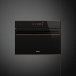 Smeg SF4606WVCPNR 45厘米嵌入式蒸焗爐：41L容量，16種烹飪功能，Wi-Fi連接