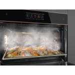 Smeg SF4606WVCPNR 45厘米嵌入式蒸焗爐：41L容量，16種烹飪功能，Wi-Fi連接