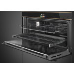 Smeg SFPR9604NR 48厘米Dolce Stil Novo嵌入式焗爐：85L大容量，Pyrolysis自潔，Soft Close鉸鏈