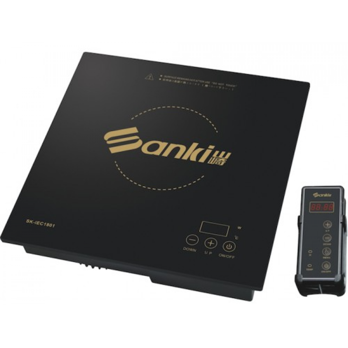 Sanki 日本山崎 SK-IC2018A 30厘米嵌入式電磁爐：2000W功率，輕觸式按鍵，過熱自動關機