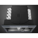 Smeg CMS4104S 45厘米Linea嵌入式全自動咖啡機：13種飲品，TFT觸控顯示屏，Wi-Fi連接