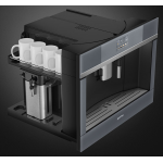 Smeg CMS4104S 45厘米Linea嵌入式全自動咖啡機：13種飲品，TFT觸控顯示屏，Wi-Fi連接