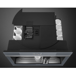Smeg CMS4104S 45厘米Linea嵌入式全自動咖啡機：13種飲品，TFT觸控顯示屏，Wi-Fi連接