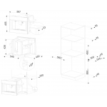 Smeg CMS4303X 45厘米Classica嵌入式全自動咖啡機：13種飲品，15巴泵壓，TFT觸控顯示