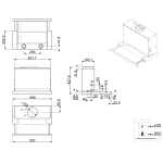 SMEG KSET666XE 60厘米拉趟式抽油煙機：647m³/h排風量，不銹鋼設計