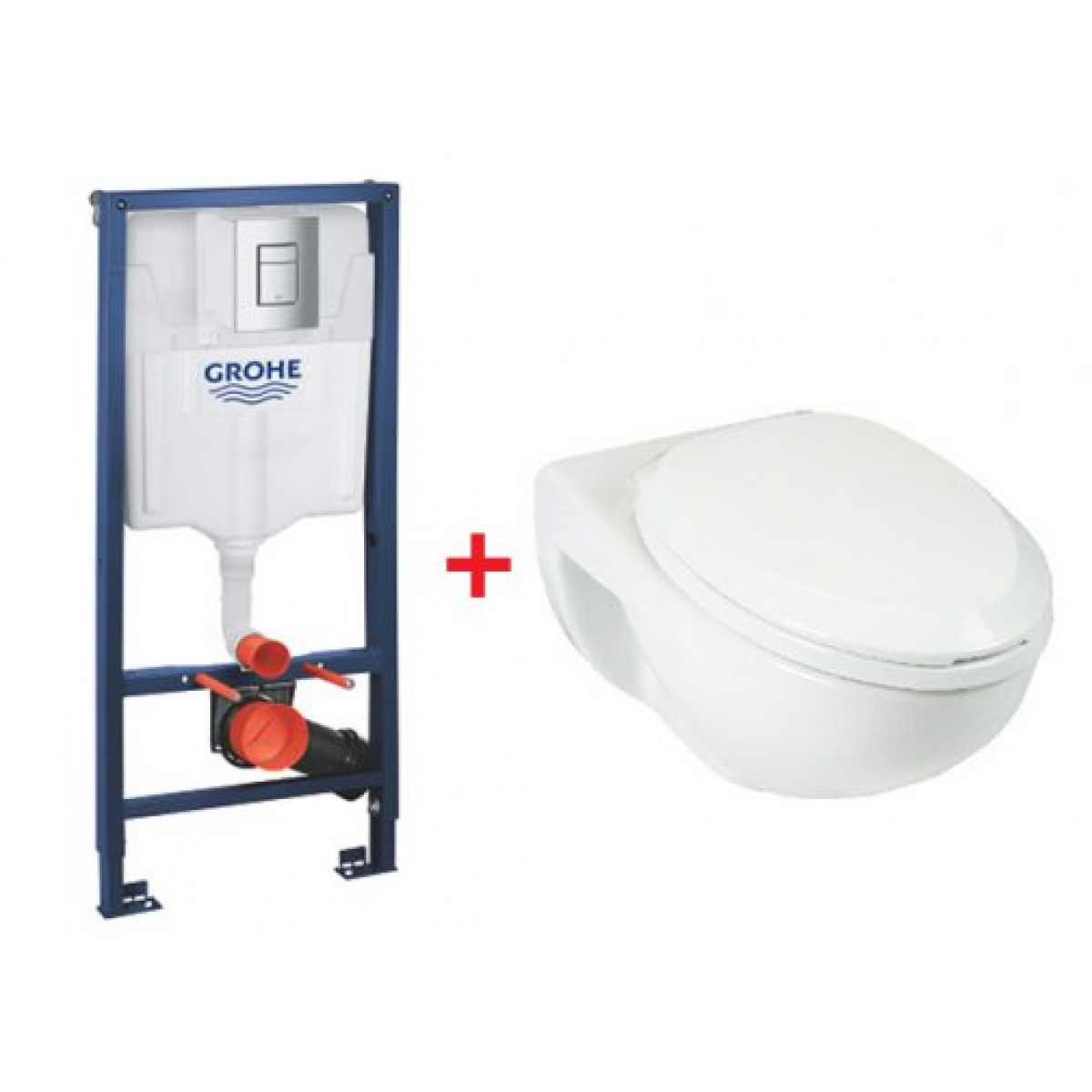 Inax GC-22PQR-C-H 背入水排牆座廁連GROHE藏牆水箱