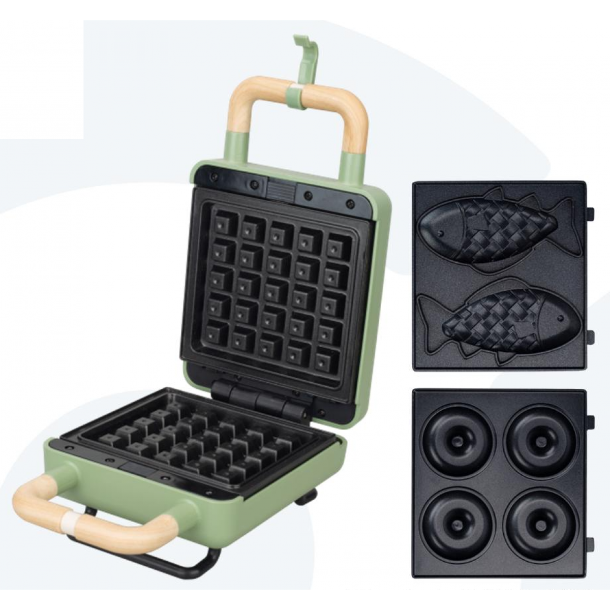 Imarflex 伊瑪 IWM-803 「樂翠」3合1鬆餅機