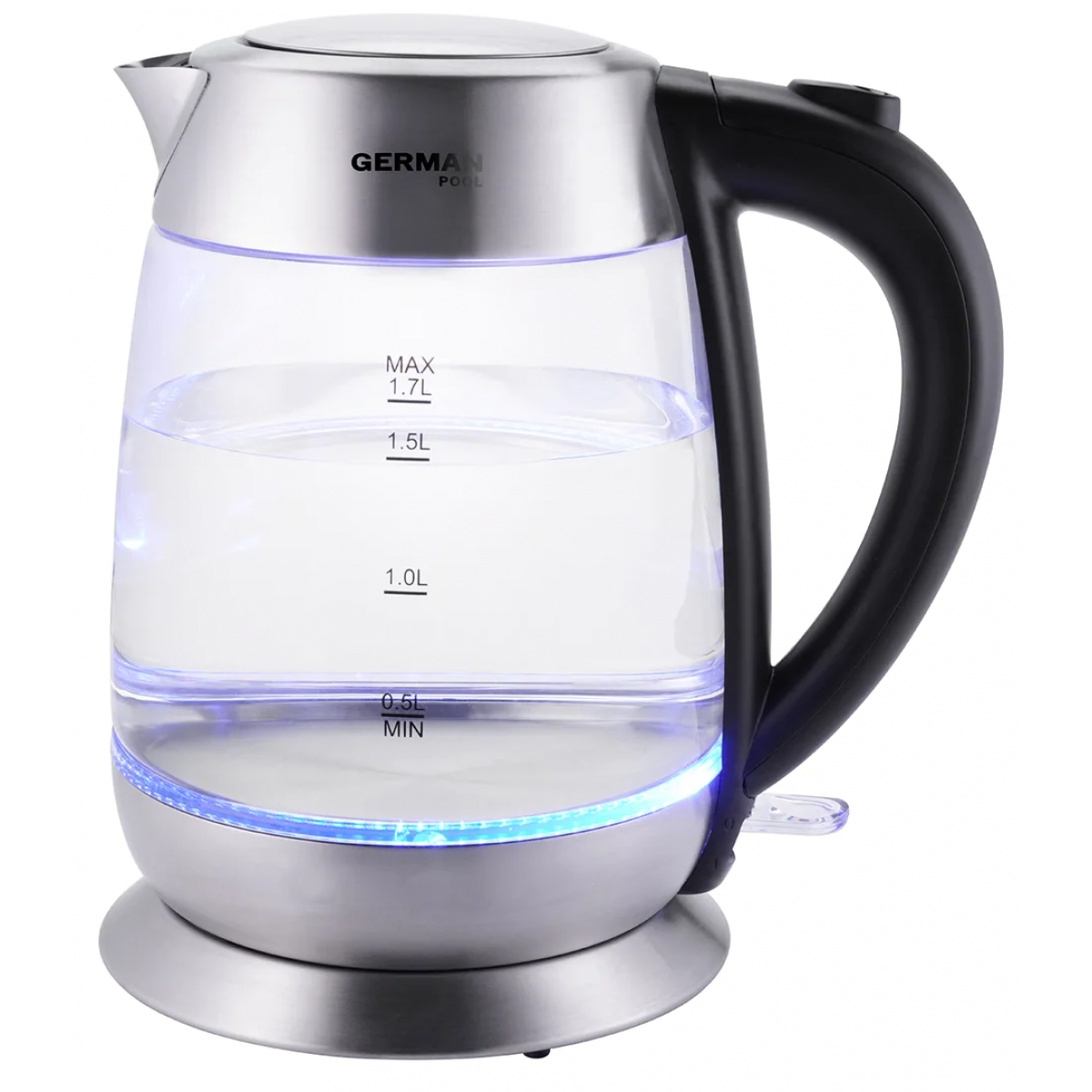 德國寶 German Pool KTF-218 1.7公升 無線玻璃電熱水壺