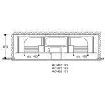 Gaggenau AC402181 80厘米 400系列 Vario 嵌入式天花抽油煙機