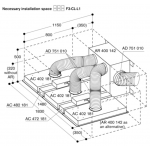 Gaggenau AC402181 80厘米 400系列 Vario 嵌入式天花抽油煙機