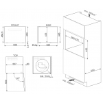 SMEG CVI121S3 45厘米 嵌入式單溫區酒櫃 附低振動壓縮機