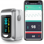 HealthTree JKS50C-SV 藍牙血氧儀 (銀色)